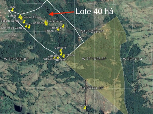 Coyhaique | 40 hectáreas cercanas a Lago Atravesado – Lago Barroso