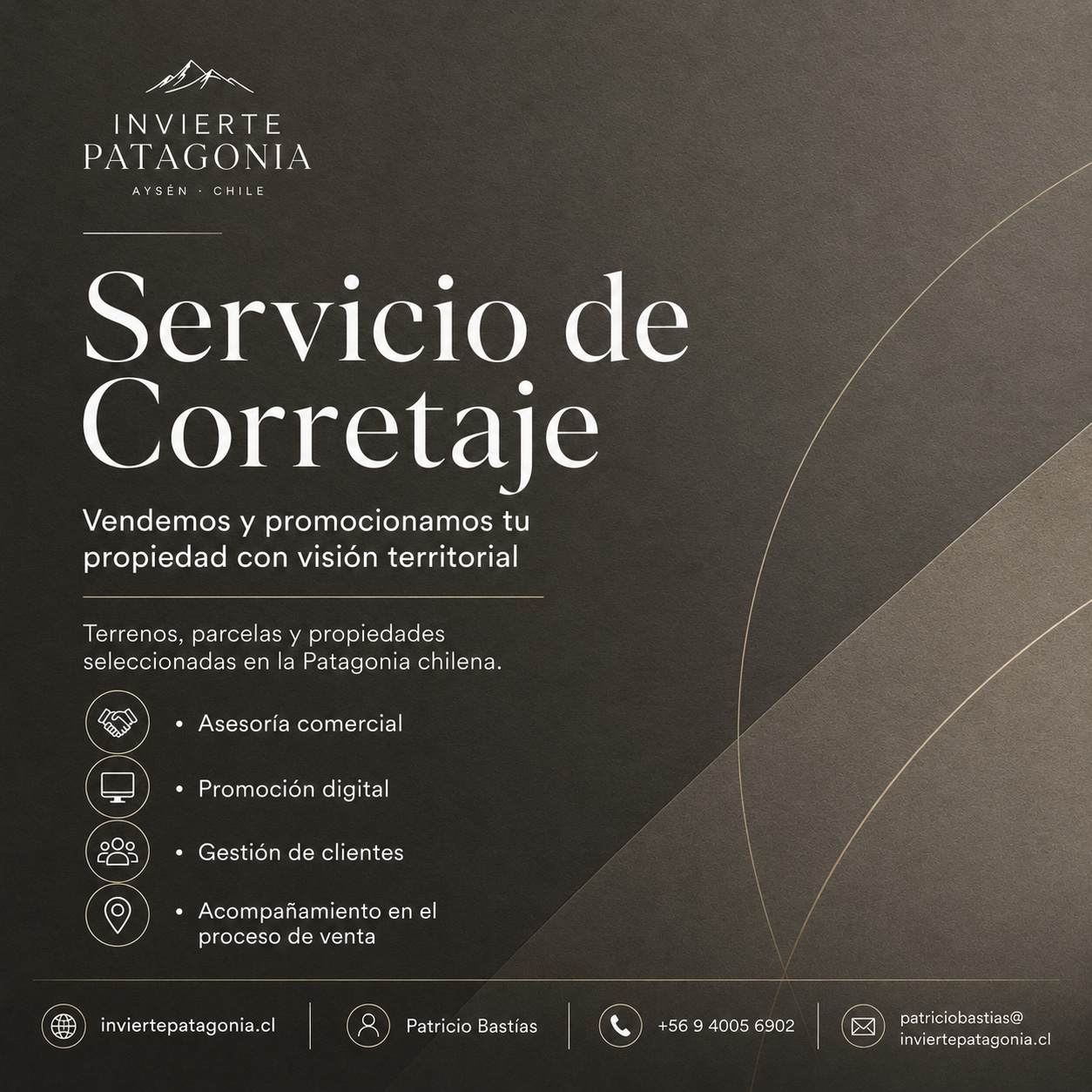 Inviertepatagonia.cl - vivir a minutos de Coyhaique - parcelas planas con exposición norte, servidumbre construida y acceso pavimentado todo el año.